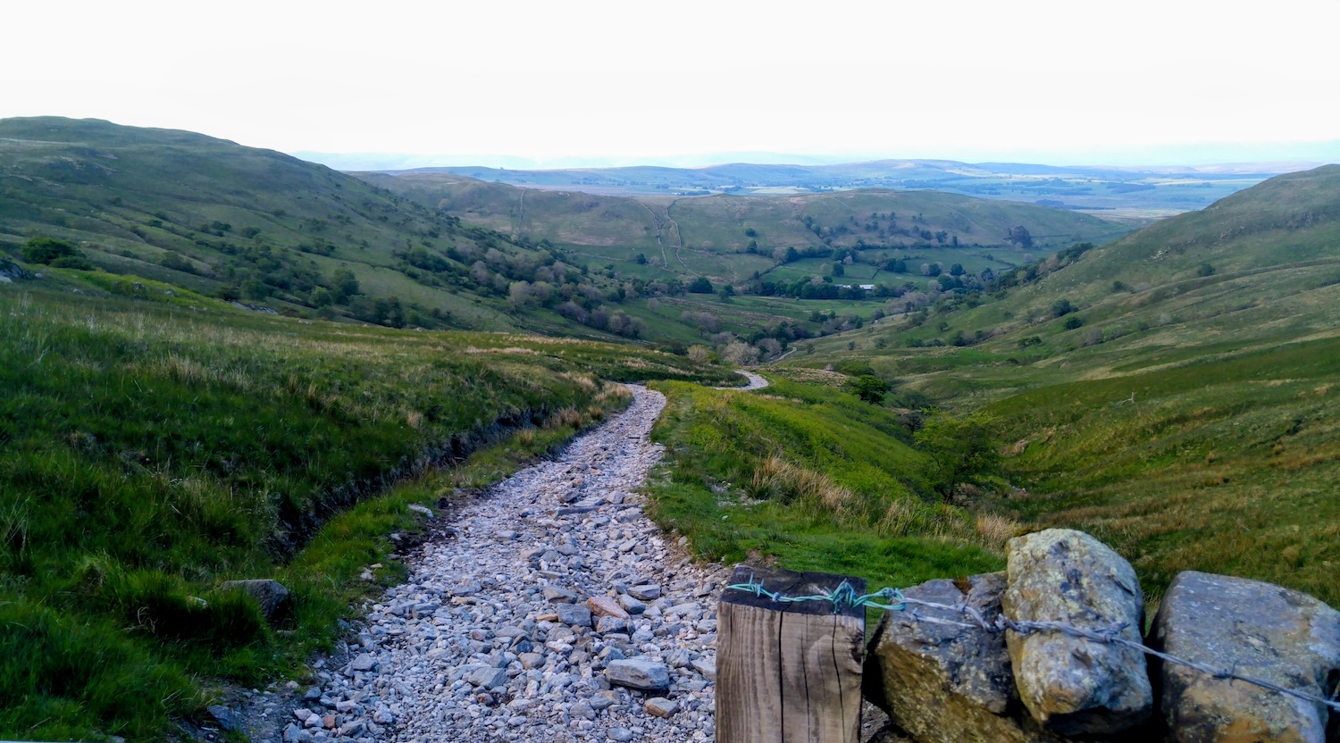 Cycling routes in the Eden Valley and surrounding fells near Raisbeck, Cumbria