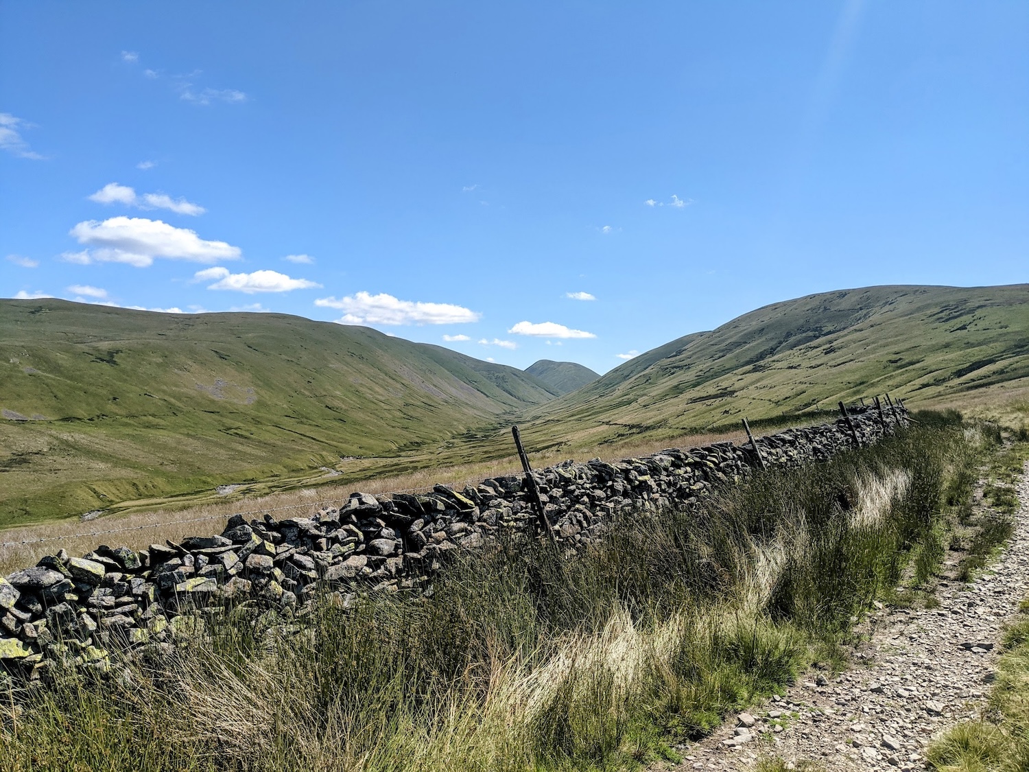 Walking in the Yorkshire Dales and Eden Valley near Tarn Sike, Cumbria